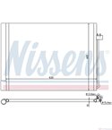 РАДИАТОР КЛИМАТИК BMW X6 E71, E72 (2008-) 35d - NISSENS