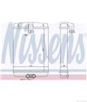 РАДИАТОР ПАРНО MERCEDES E CLASS COMBI S210 (1996-) E 250 T D - NISSENS