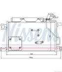 РАДИАТОР КЛИМАТИК MERCEDES C CLASS COUPE CL203 (2001-) C 30 CDI AMG - NISSENS