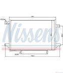 РАДИАТОР КЛИМАТИК MERCEDES A CLASS W169 (2004-) A 160 CDI - NISSENS