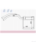 РАДИАТОР ПАРНО MAZDA 3 SEDAN (2000-) 2.0 MZR-CD - NISSENS