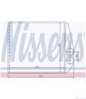 РАДИАТОР ПАРНО VAUXHALL CORSAVAN MK III (2000-) 1.2 16V Dualfuel - NISSENS