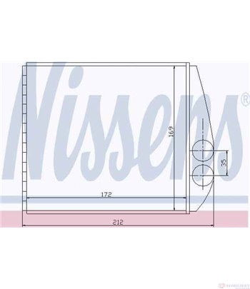 РАДИАТОР ПАРНО VAUXHALL CORSAVAN MK III (2000-) 1.3 CDTI 16V - NISSENS