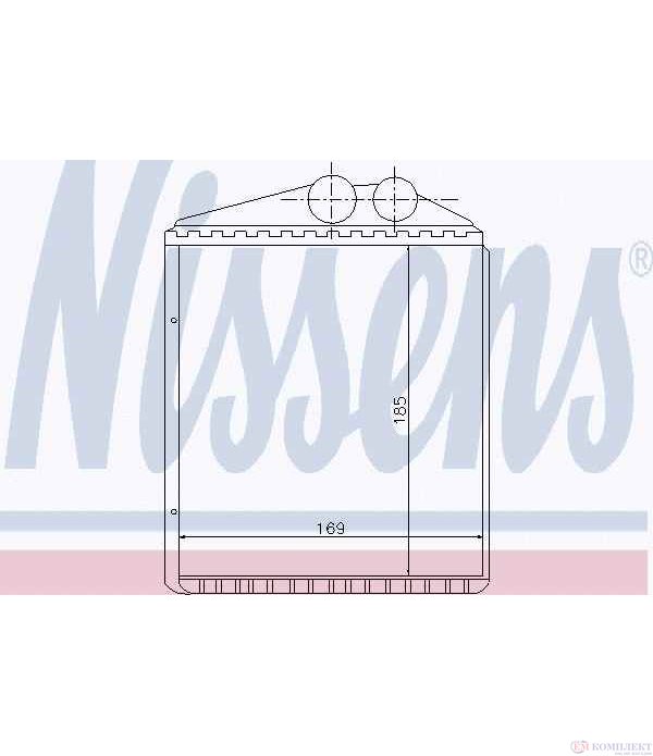 РАДИАТОР ПАРНО CADILLAC BLS (2006-) 1.9 D - NISSENS