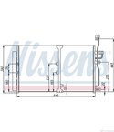 РАДИАТОР КЛИМАТИК CHEVROLET CAPTIVA (2006-) 2.0 D - NISSENS