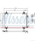 РАДИАТОР КЛИМАТИК CITROEN C4 GRAND PICASSO (2006-) 1.6 HDi 110 - NISSENS
