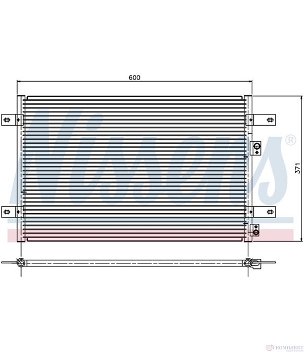 РАДИАТОР КЛИМАТИК FORD GALAXY (1995-) 1.9 TDI - NASHUA