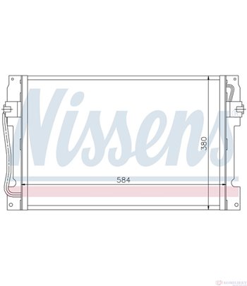 РАДИАТОР КЛИМАТИК VOLVO 850 COMBI (1992-) 2.3 T5-R - NASHUA