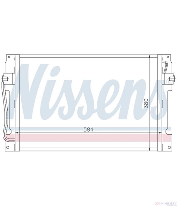 РАДИАТОР КЛИМАТИК VOLVO 850 COMBI (1992-) 2.5 TDI - NASHUA