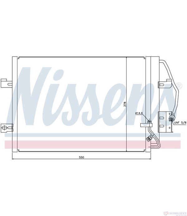 РАДИАТОР КЛИМАТИК MERCEDES A CLASS W168 (1997-) A 140 - NASHUA