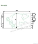 РАДИАТОР ПАРНО CITROEN C4 (2004-) 1.6 16V Bio-Flex - BNR