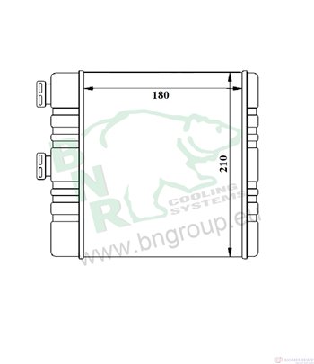 РАДИАТОР ПАРНО OPEL ZAFIRA VAN (2010-) 1.7 CDTI - BNR
