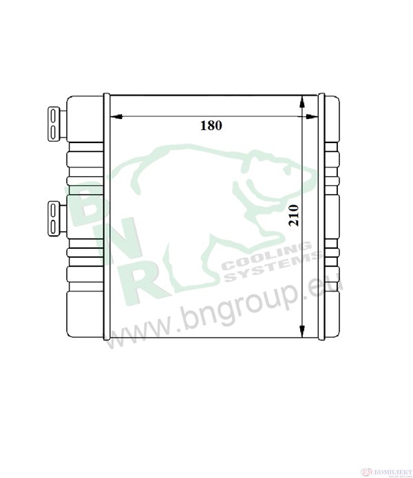 РАДИАТОР ПАРНО VAUXHALL ASTRA MK IV (1998-) 1.7 DTI 16V - BNR