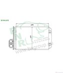 РАДИАТОР ПАРНО PEUGEOT 405 I BREAK (1987-) 1.9 4x4 - BNR