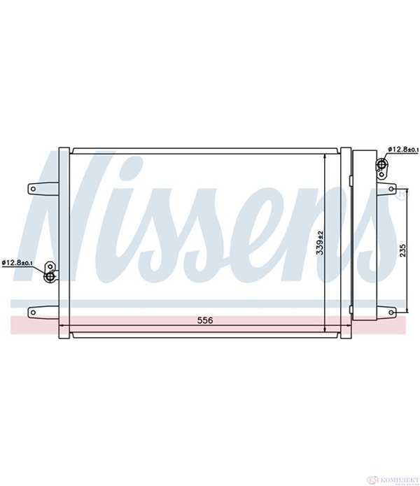 РАДИАТОР КЛИМАТИК VOLKSWAGEN SHARAN (1995-) 1.9 TDI 4motion - NISSENS