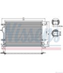 РАДИАТОР КЛИМАТИК AUDI A4 CABRIOLET (2002-) 2.0 - NISSENS
