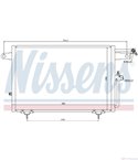 РАДИАТОР КЛИМАТИК AUDI A6 AVANT (1994-) 2.3 quattro - NISSENS