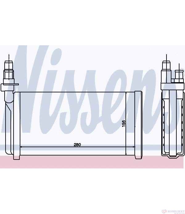 РАДИАТОР ПАРНО LANCIA THEMA (1984-) 2.0 i.e.Turbo - NISSENS
