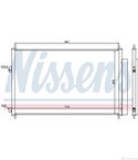 РАДИАТОР КЛИМАТИК TOYOTA RAV 4 III (2005-) 2.2 D-4D - NISSENS