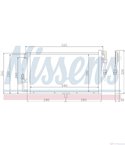 РАДИАТОР КЛИМАТИК OPEL FRONTERA A SPORT (1992-) 2.8 TD - NISSENS