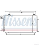 РАДИАТОР КЛИМАТИК TOYOTA CELICA (1999-) 1.8 16V VT-i - NISSENS