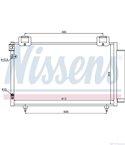 РАДИАТОР КЛИМАТИК TOYOTA AVENSIS (2003-) 1.8 - NISSENS