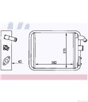 РАДИАТОР ПАРНО SEAT TERRA (1987-) 0.9 CAT - NISSENS