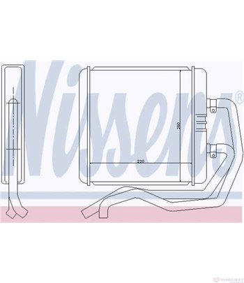 РАДИАТОР ПАРНО IVECO DAILY II (1999-) 35 S 13,35 C 13 - NISSENS