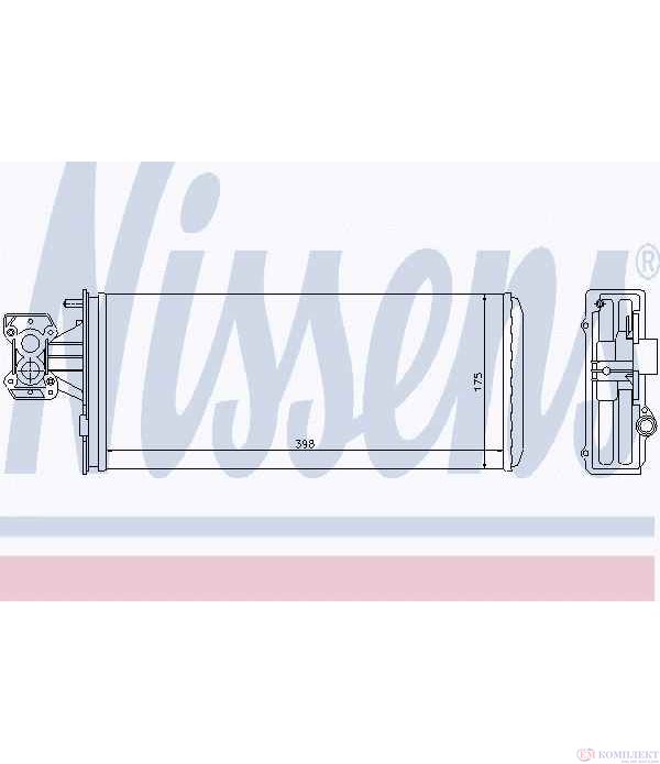 РАДИАТОР ПАРНО IVECO EUROSTAR (1993-) LD 190 E 42, LD 190 E 42 P - NISSENS
