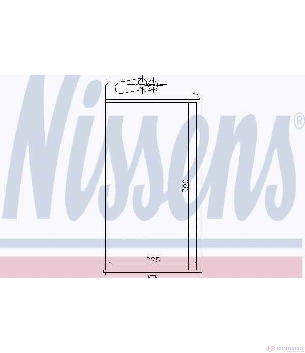 РАДИАТОР ПАРНО MERCEDES ACTROS (1996-) 2531,2531 L - NISSENS