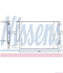 РАДИАТОР КЛИМАТИК IVECO EUROCARGO (1991-) 140 E 21 K - NISSENS