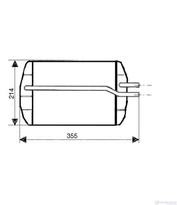 РАДИАТОР ПАРНО FORD FIESTA BOX (1998-) 1.8 TD - NRF