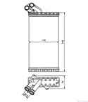 РАДИАТОР ПАРНО CITROEN JUMPY (1999-) 2.0 HDi 110 - NRF