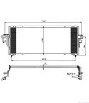 РАДИАТОР КЛИМАТИК NISSAN ALMERA I (1995-) 1.6 - NRF