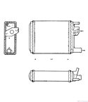 РАДИАТОР ПАРНО RENAULT R 5 (1972-) 1.4 - NRF
