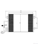 РАДИАТОР КЛИМАТИК VOLKSWAGEN PASSAT (2000-) 1.9 TDI 4motion - NRF