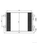 РАДИАТОР КЛИМАТИК RENAULT LOGAN COMBI (2007-) 1.5 dCi - NRF