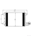 РАДИАТОР КЛИМАТИК SEAT TOLEDO III (2004-) 2.0 FSI - NRF