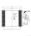 РАДИАТОР КЛИМАТИК RENAULT SAFRANE II (1996-) 2.2 dT - NRF