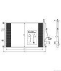 РАДИАТОР КЛИМАТИК VOLVO S80 I (1998-) 2.5 T - NRF