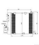 РАДИАТОР КЛИМАТИК OPEL ASTRA G COMBI (1998-) 2.2 DTI - NRF