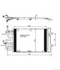 РАДИАТОР КЛИМАТИК OPEL ASTRA H GTC (2005-) 1.9 CDTi - NRF