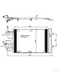 РАДИАТОР КЛИМАТИК OPEL ASTRA H (2004-) 1.9 CDTI 16V - NRF