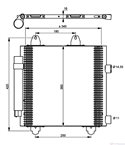 РАДИАТОР КЛИМАТИК PEUGEOT 107 (2005-) 1.0 - NRF