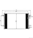 РАДИАТОР КЛИМАТИК AUDI A6 AVANT (2005-) 3.0 - NRF
