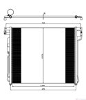 РАДИАТОР КЛИМАТИК NISSAN PATHFINDER (2005-) 2.5 dCi 4WD - NRF