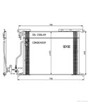 РАДИАТОР КЛИМАТИК MERCEDES S CLASS W220 (1998-) S 430 - NRF