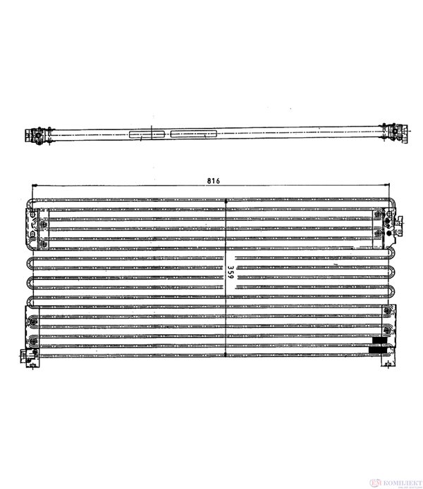 РАДИАТОР КЛИМАТИК VOLVO FH 12 (1993-) FH 12/460 - NRF