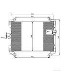 РАДИАТОР КЛИМАТИК PEUGEOT BOXER (1994-) 2.8 HDI - NRF
