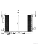 РАДИАТОР КЛИМАТИК MERCEDES CLK C209 (2002-) 320 - NRF